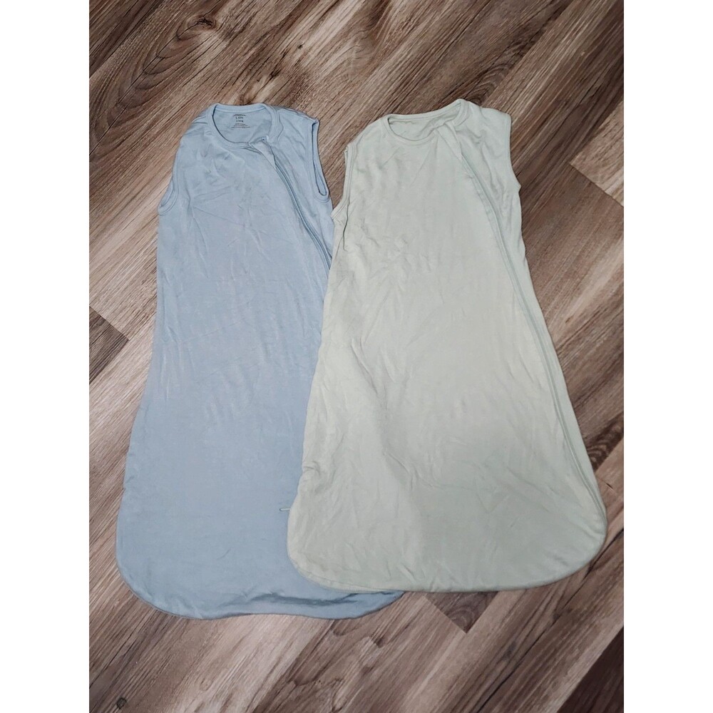 PurComfy LuxeDream Baby Sleep Sack Lot 2 Size 3-6 Months Sage Blue GUC